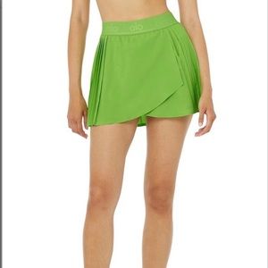 Alo Yoga Aces Tennis skirt Green Apple